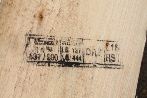 Timber stamp